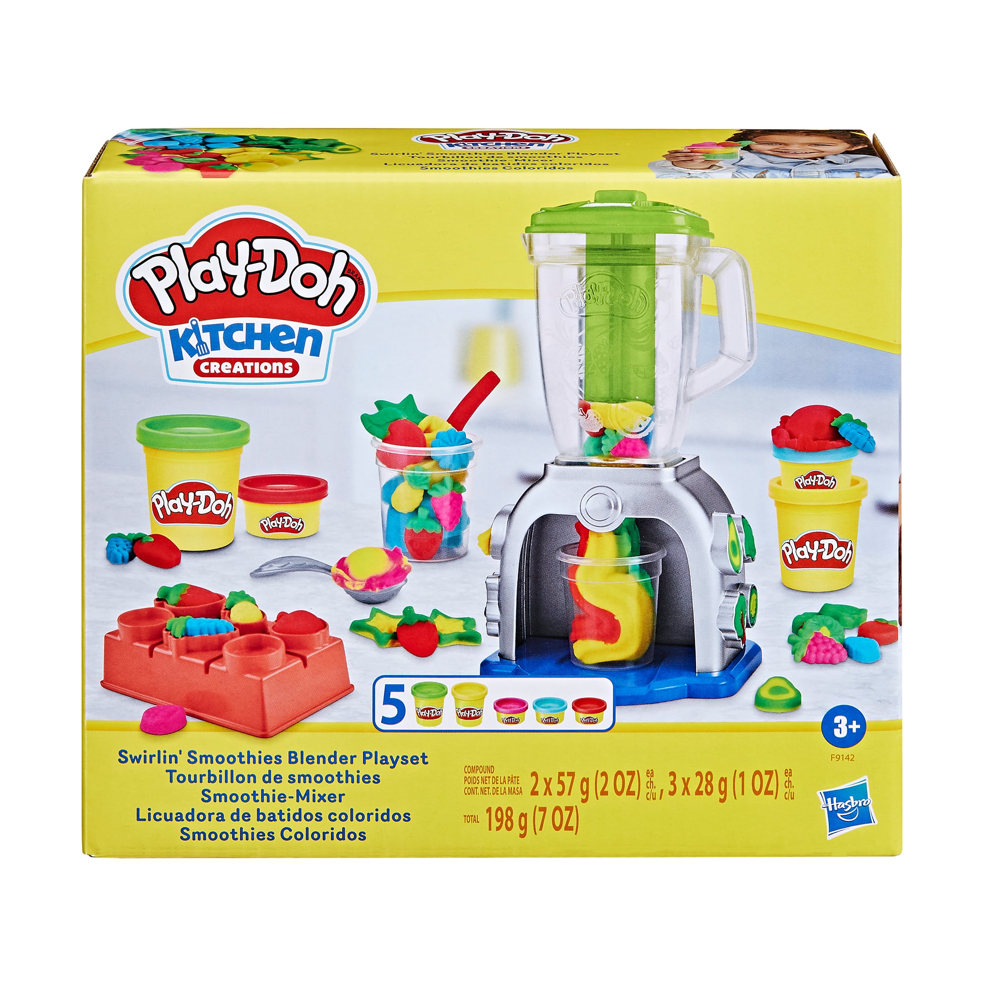 Набір для ліплення Play-Doh Kitchen Creations Блендер та смузі, від 3 років, 6.67*20.32*17.78 см, 11 деталей (F9142)